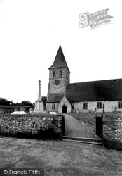 St Mary's Church c.1955, Overton