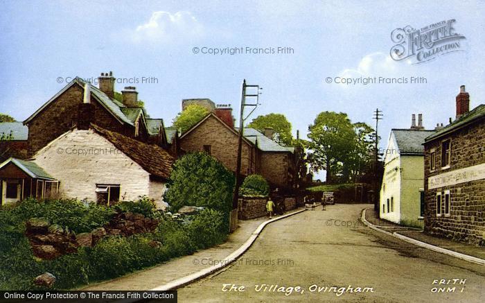 Photo of Ovingham, The Village c.1955