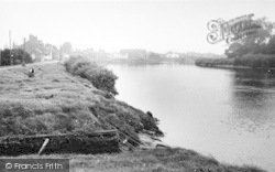 The River Trent c.1955, Owston Ferry