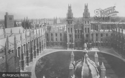 All Soul's College From Radcliffe Camera 1912, Oxford