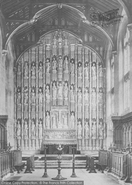 Photo of Oxford, All Souls College Chapel 1890