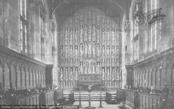 Photo of Oxford, All Souls College Chapel 1907