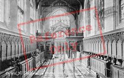 All Souls College Chapel, West 1912, Oxford