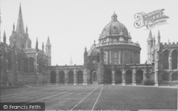 All Souls College Quadrangle And Radcliffe Library 1890, Oxford