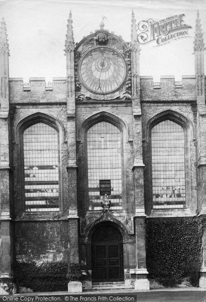 Photo of Oxford, All Souls College Sun Dial 1907