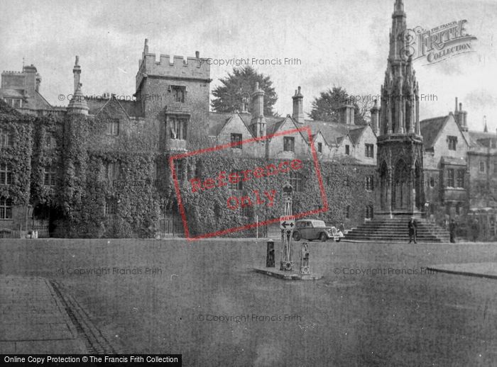 Photo of Oxford, Balliol College c.1955