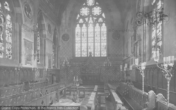 Photo of Oxford, Balliol College Chapel 1912