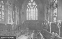 Balliol College Chapel 1912, Oxford