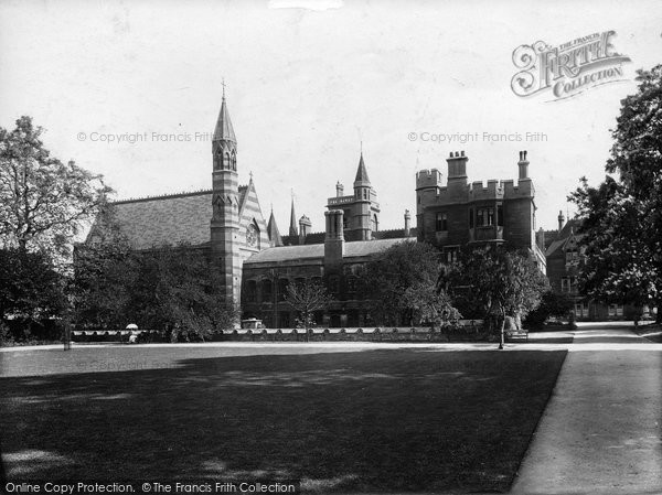 Photo of Oxford, Balliol College Chapel And Library 1922