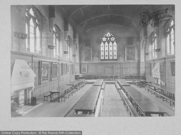 Photo of Oxford, Balliol College Dining Hall 1912