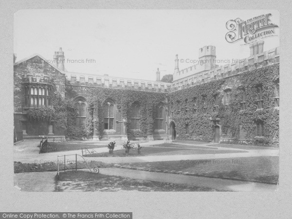 Photo of Oxford, Balliol College Quad 1902