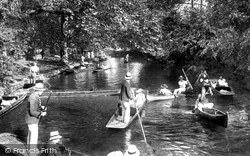 Boating On The Cherwell 1922, Oxford