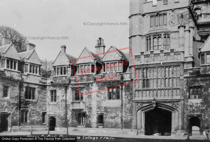 Photo of Oxford, Brasenose College 1890