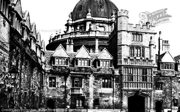 Photo of Oxford, Brasenose College Quadrangle 1890