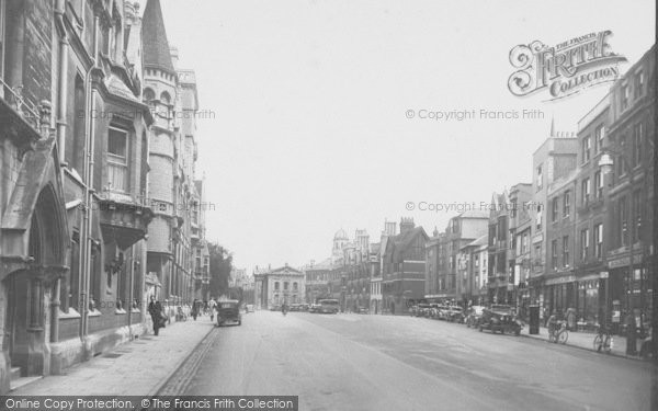 Photo of Oxford, Broad Street 1937