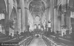 Christ Church Cathedral Interior 1895, Oxford