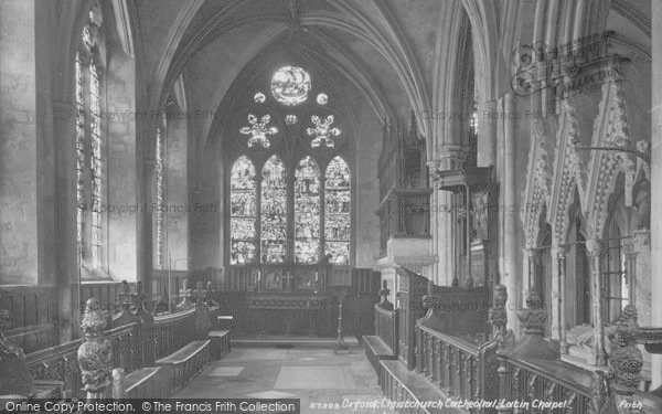 Photo of Oxford, Christ Church Cathedral, Latin Chapel 1907