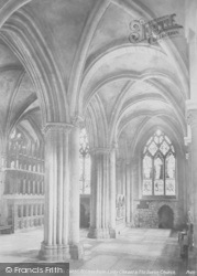 Christ Church Cathedral, North Choir Aisle, Lady Chapel And Old Saxon Church 1907, Oxford