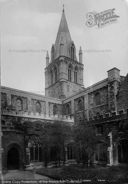 Photo of Oxford, Christ Church Cathedral, Spire And Cloisters 1907