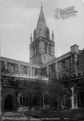 Christ Church Cathedral, Spire And Cloisters 1907, Oxford