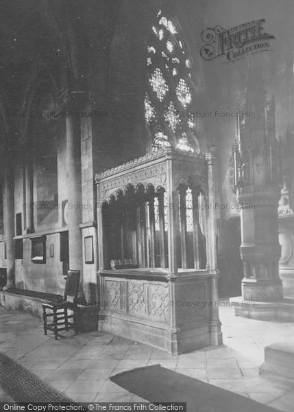 Photo of Oxford, Christ Church Cathedral, St Lucy Chapel, Bishop King's Tomb 1907