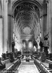 Christ Church Cathedral, The Nave 1890, Oxford