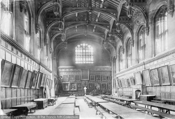 Photo of Oxford, Christ Church Dining Hall 1902