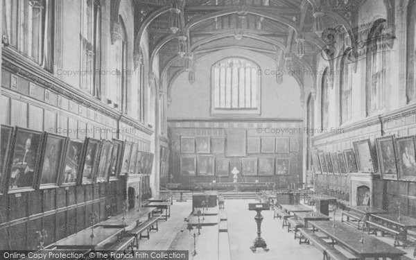 Photo of Oxford, Christ Church, Dining Hall 1912
