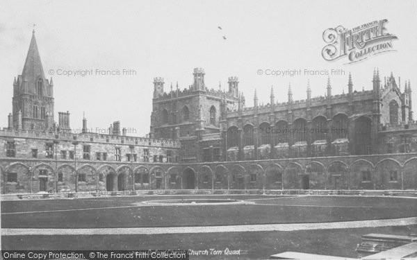 Photo of Oxford, Christ Church Quad 1890
