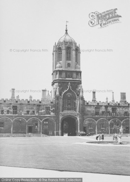 Photo of Oxford, Christ Church, The Quadrangle c.1955
