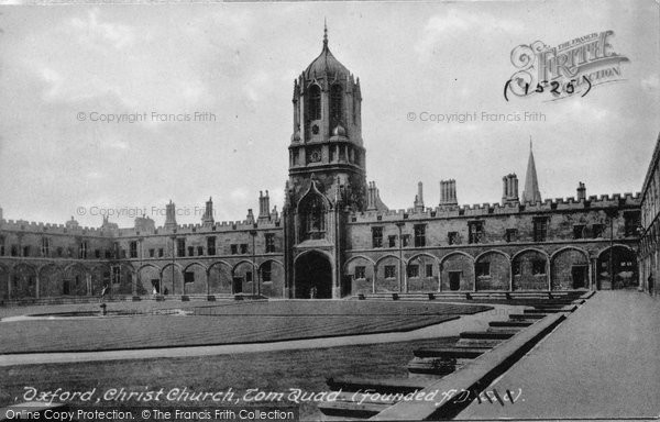 Photo of Oxford, Christ Church, Tom Quad 1902