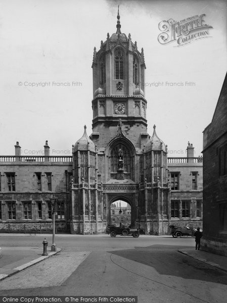 Photo of Oxford, Christ Church, Tom Tower 1922