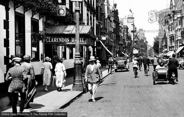 Photo of Oxford, Clarendon Hotel, Cornmarket Street 1922