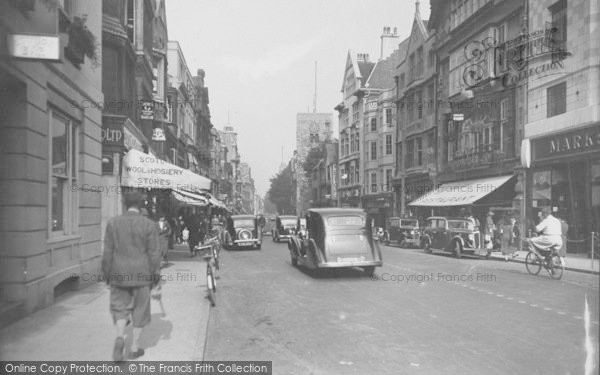 Photo of Oxford, Cornmarket 1937