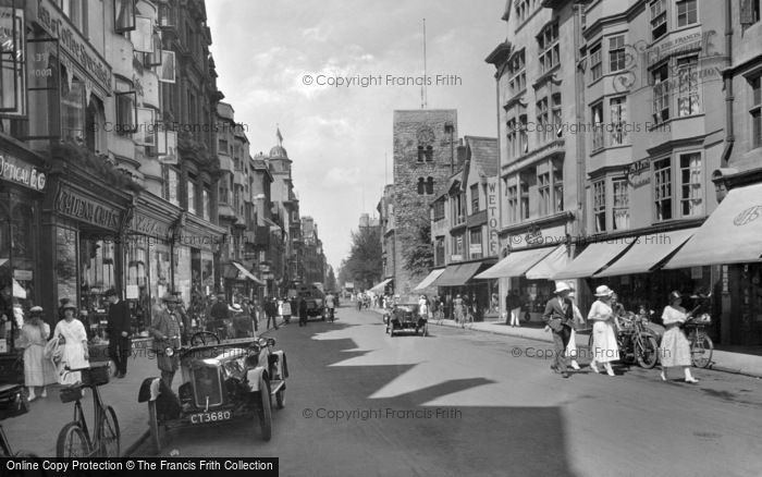 Photo of Oxford, Cornmarket Street 1922