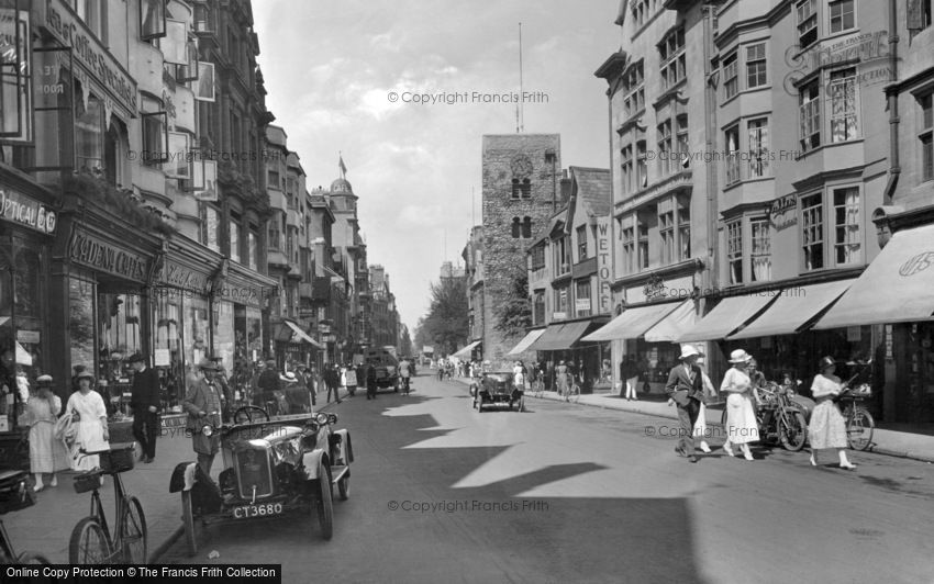 Oxford, Cornmarket Street 1922