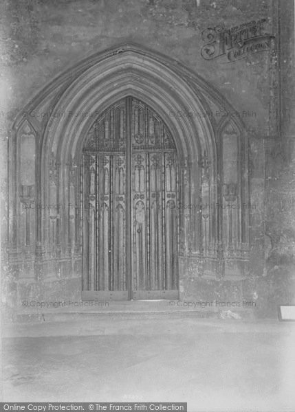 Photo of Oxford, Divinity School, East Doorway 1907