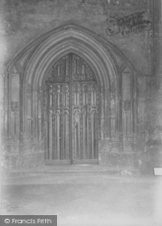 Divinity School, East Doorway 1907, Oxford