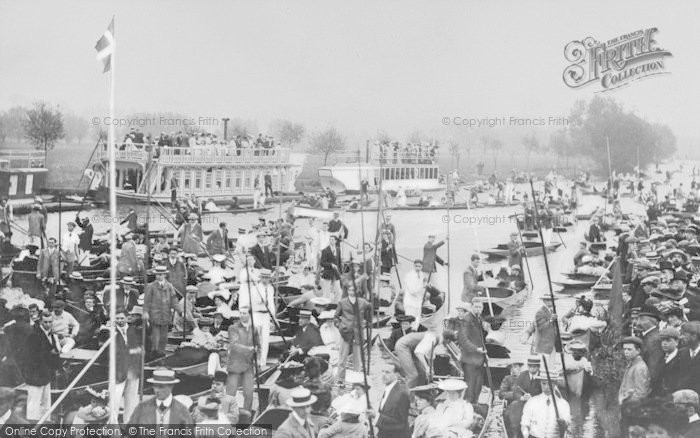 Photo of Oxford, Eights Week c.1900