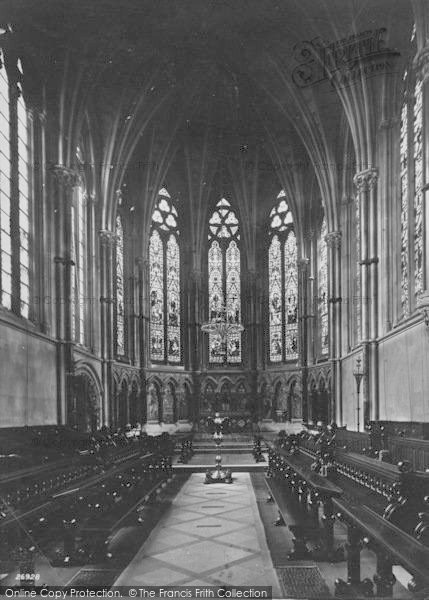 Photo of Oxford, Exeter Chapel Interior 1890