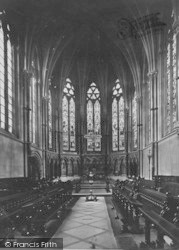 Exeter Chapel Interior 1890, Oxford