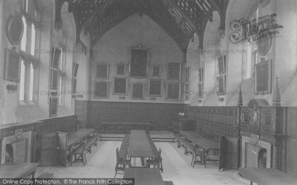 Photo of Oxford, Exeter College Dining Hall 1912