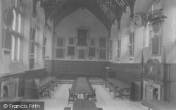 Exeter College Dining Hall 1912, Oxford