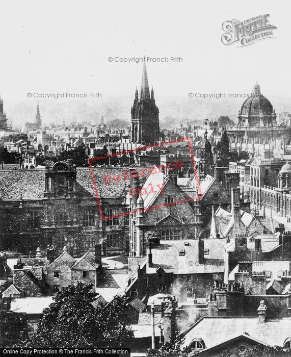 Photo of Oxford, From Magdalen Tower 1890