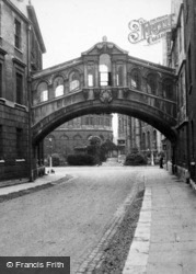 Hertford College, Bridge Of Sighs c.1955, Oxford