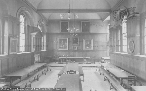 Photo of Oxford, Hertford College Dining Hall 1912