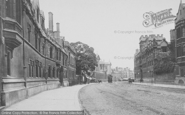 Photo of Oxford, High Street 1890