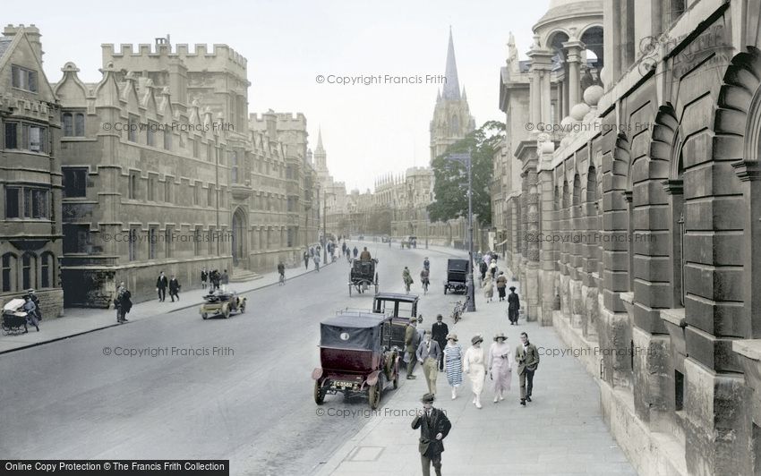 Oxford, High Street 1922