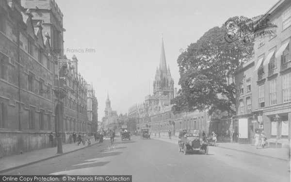 Photo of Oxford, High Street 1922