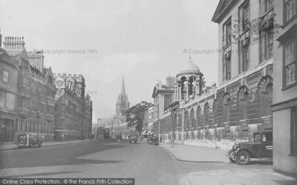 Photo of Oxford, High Street 1937